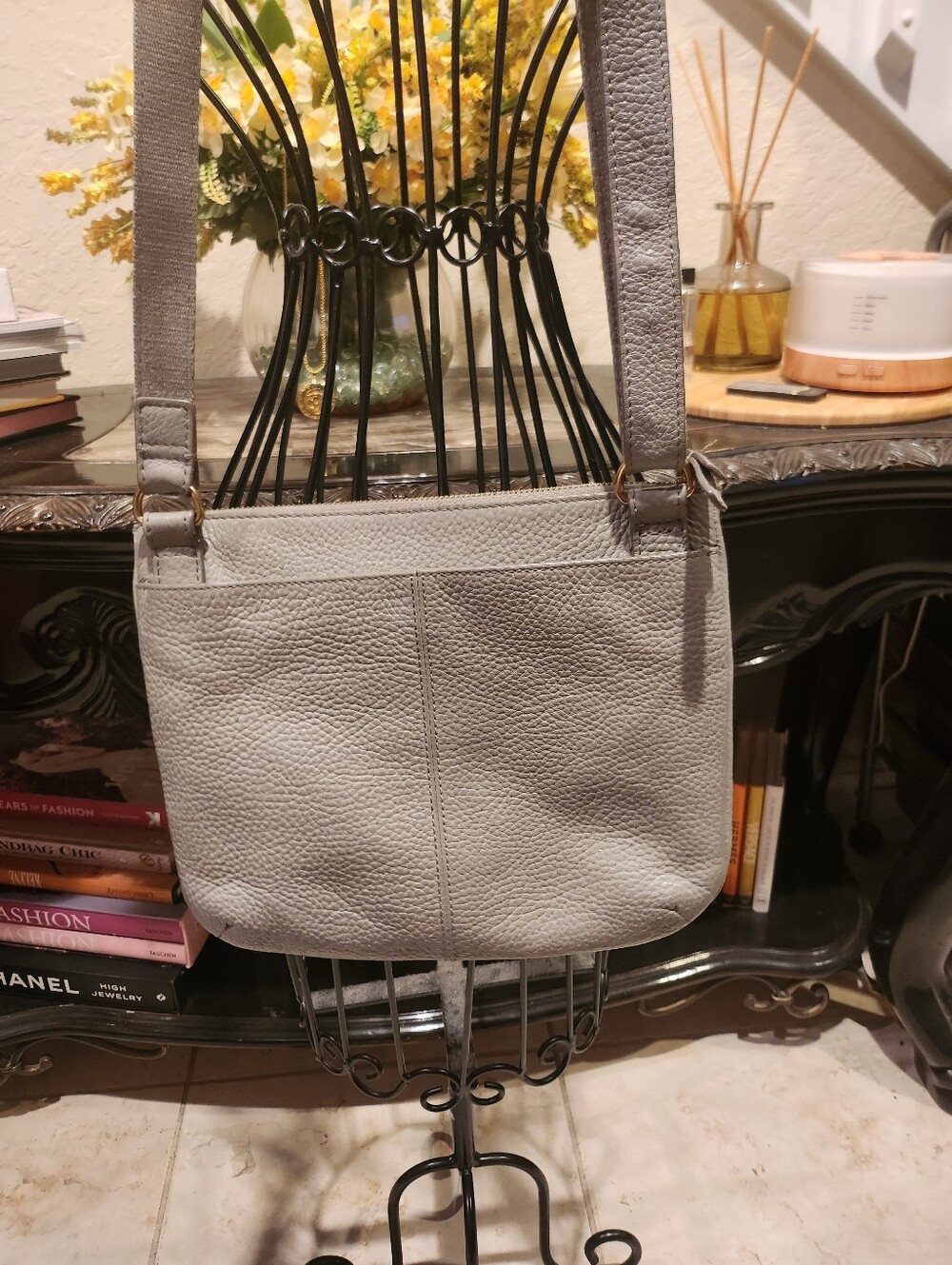 Fossil pebbled leather crossbody bag - Picture 4 of 8